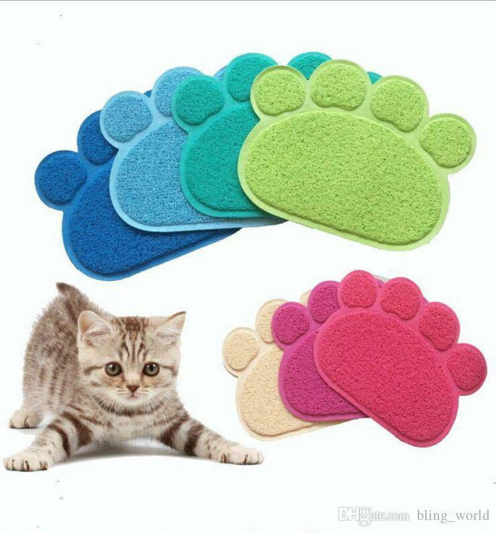 Paw print litter mat online
