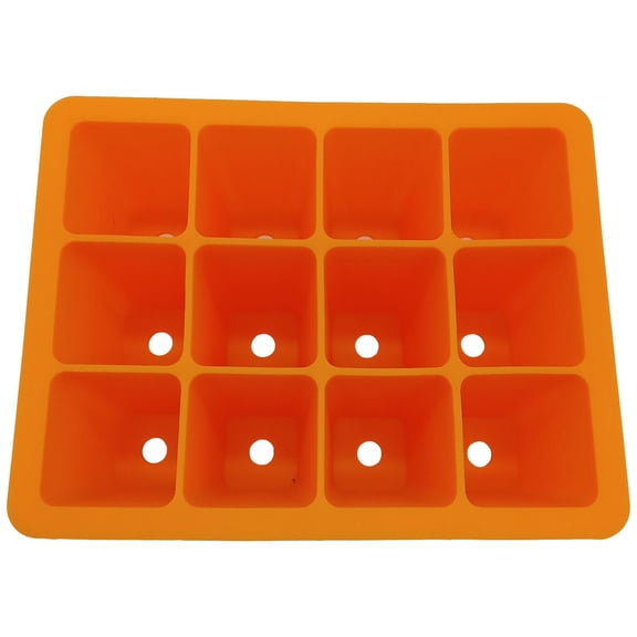 WEISIPU Seed Starting Tray 12 Cell Seedling Pots Silicone 7.1x5.5in Reusable Garden Planting Trays