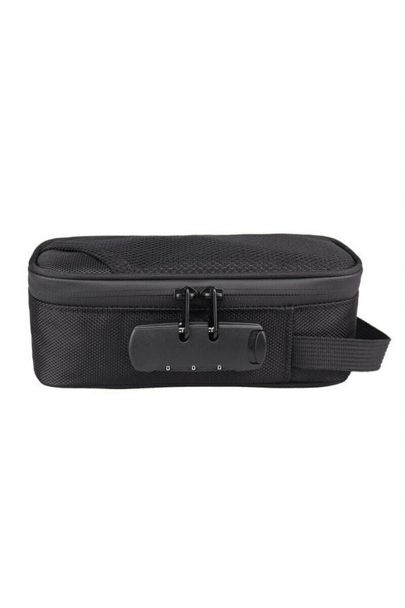 Smell Proof Bag with Lock, Portable Container Travel Storage Case for Men Women