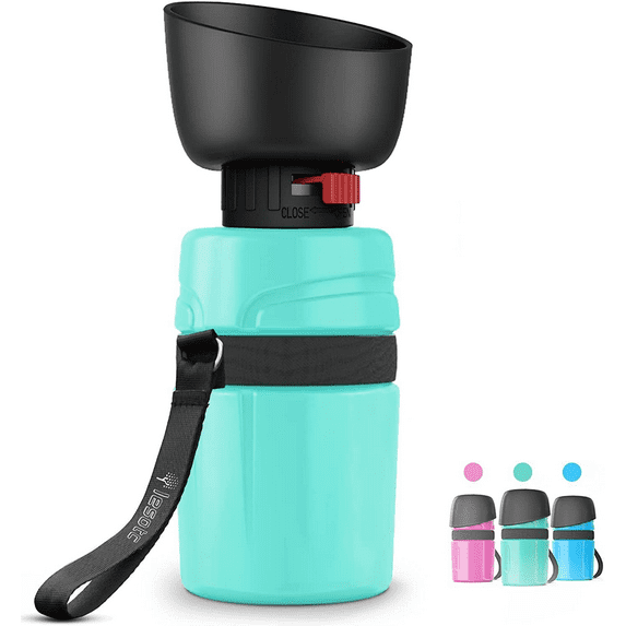 WEISIPU Squeeze Dog Water Bottle Portable Dog Water Dispenser Pet Travel Water Bottle for Dogs Puppy