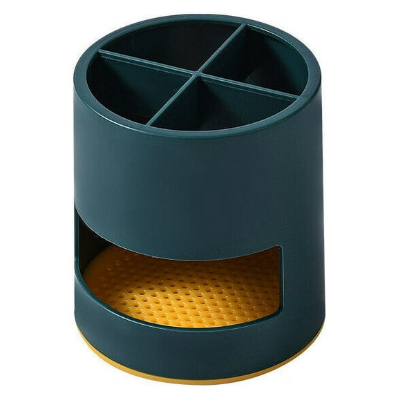 WEISIPU Toothbrush Holder for Bathrooms, 4 Slots Toothbrush and Toothpaste Holder Stand Bathroom Vanity Counter Storage Organizer for Electric Toothbrushes