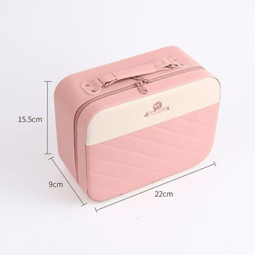 WEISIPU Travel Cosmetic Case Cosmetic Bag Portable Organizer Adjustable Partition Waterproof Makeup Brushes Jewelry Ladies Gift
