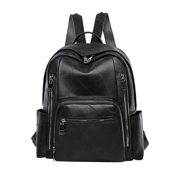 WEISIPU Vintage Women Ladies Soft Leather Casual Rucksack Shoulder Bag Backpack