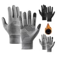 thumbnail image 1 of WEISIPU Women Men Winter Warm Gloves Non-Slip Touch Screen Mittens Windproof Exercise Gloves for Cycling Running, 1 of 4