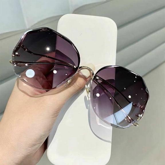 WEISIPU Womens Sunglasses Oversized Metal Frame Fashion Shades Ladies