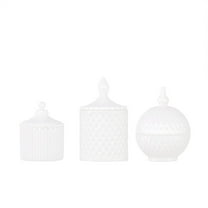 WEIWEIGG 1:6 Scale Mini Decor Jars - 3-Pack Dollhouse Accessory Jars, Miniature Shelf Decor, Craft Collection Jars for Display Case & Miniature Scene Setting