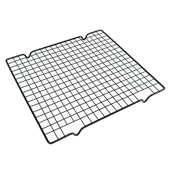 WEIWEIGG 1 PCS Baking Cooling Rack, Heavy Duty Stainless Steel Wire Grid for Oven & Dishwasher, Cookie Drying Rack with Non-Slip Feet, Multi-Purpose Roasting Grill Rack(S)