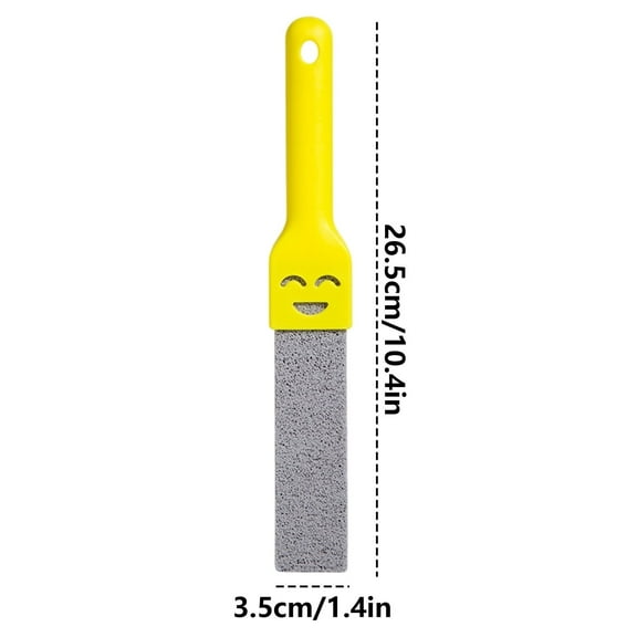 WEIWEIGG 3 PCS Pumice Toilet Cleaner Stick, Scratch-Proof Bowl Scrubber for Hard Water Stains & Limescale, Natural Stone Scouring Tool