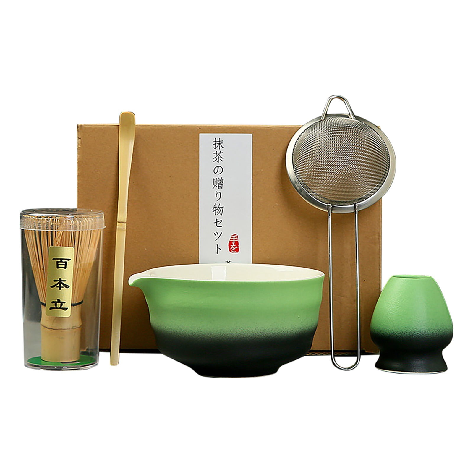 WEIWEIGG 5-Piece Matcha Tea Set: Traditional Japanese Ceremony Kit