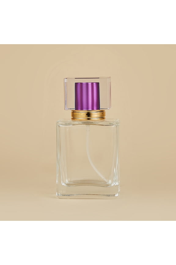 50ml Glass Perfume Atomizer, Leak-Proof Refillable Spray Bottle w/Fine Mist Nozzle, Handbag Mist Bottle, Travel Size Gift, 1 PCS