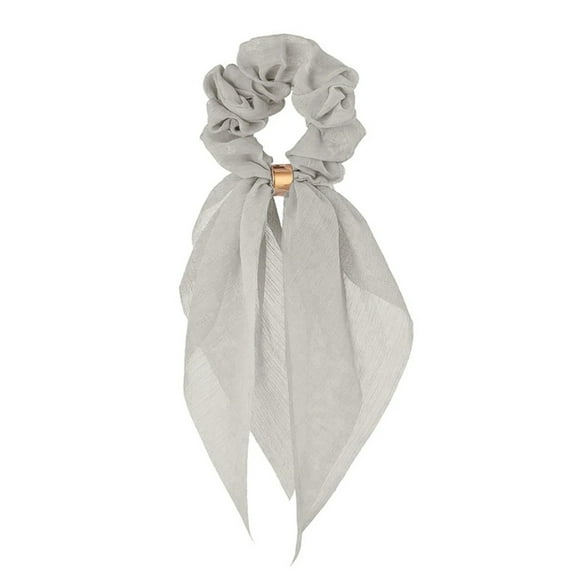 WEIWEIGG Bow Hair Tie with Lace Design, Elastic Scrunchie for Stylish Feminine Hairstyles, Casual & Formal Use, Decorative & Secure Hold