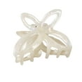 thumbnail image 1 of WEIWEIGG Butterfly Hair Clips for Women, Matte Claw Clips, Multi-Colour, Nonslip Jaw Clips, for Women and Girls as Present White, 1 of 8