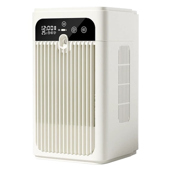 WEIWEIGG Car Portable Air Conditioner, Rechargeable Mini Portable Cool Air Spray, Personal Cooling Fan , Small Room Air Conditioners for Bedroom, Office, Outdoor,White