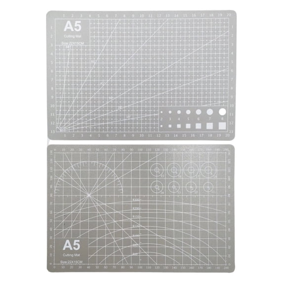 WEIWEIGG Cutting Mat with Grid, Rotary Cutting Mat Double Sided Craft Cutting Board for Sewing Crafts Hobby Fabric Precision Scrapbooking Project,Brown