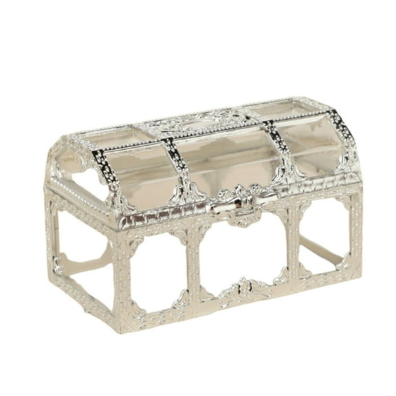 WEIWEIGG European Candy Box with Transparent Body for Candy Storage Display, Vintage Style Gift Party Box, Sturdy, Durable, Multi-Use Favor Treat Boxes