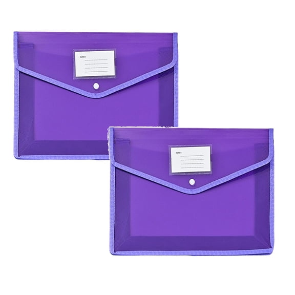 WEIWEIGG Expandable File Folder Organizer,Transparent Envelopes with Snap Closure, Suitable for Storing Bookmarks, Certificates, Receipts, And Journal Materials.