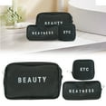thumbnail image 1 of WEIWEIGG Mesh Makeup Bag, Black Cosmetic Bags for Women, Lightweight & Water-Washable Gift-Ready for Women (Small/Medium/Large Sizes), 1 of 9
