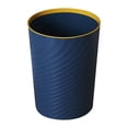 thumbnail image 1 of WEIWEIGG Modern Wastebasket 9.3x12.1", Space-Saving Round Trash Can with Non-Slip Base, Durable Plastic Bathroom/Kitchen Bin for Laundry & Dorm Rooms (M), 1 of 9
