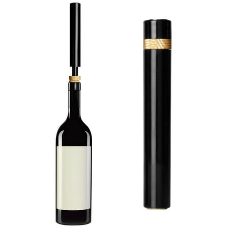 WEIWEIGG Portable Air Pressure Wine Bottle Opener, 1 Pcs Cordless Corkscrew Remover with Food Grade Needle, Quick Pump Action for Home, Restaurant, Party Use, Easy Cork Extractor
