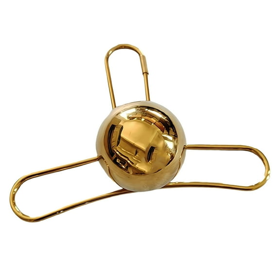 WEIWEIGG Professional Coffee Chilling Cubes, 5ml Stainless Steel Reusable Ice Ball Mold with 3-Foot Base, Elegant Cooler Accessory for Iced Coffee/Cocktails