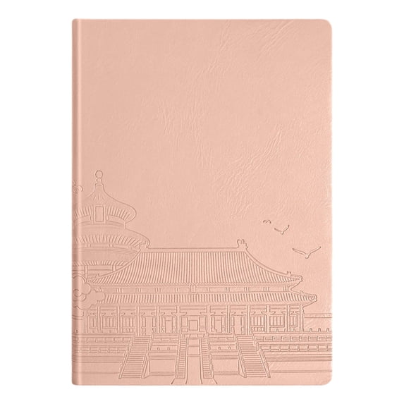 WEIWEIGG Small Pocket Notebook Journals, 1 Pack Fabric Texture Hardcover Lined Notebooks A6 Portable Notepad for Note Taking Supplies 6.96" X 3.85", 160 Pages,Brick Red