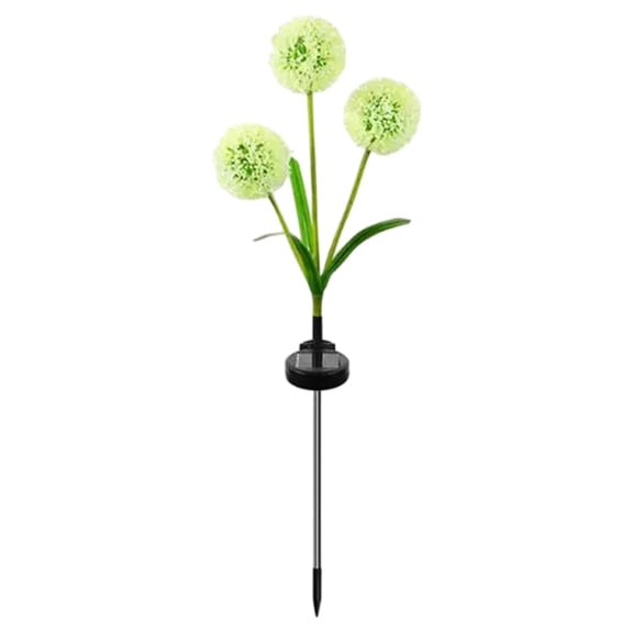 WEIWEIGG Solar Garden Outdoor Lights, 1 Pack Dandelion Flower Design Lights for Patio Garden Backyard Holiday Yard Party Wedding Outdoor Spring Decor