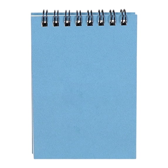 WEIWEIGG Spiral Memo Pads, 3X5 Inch Small Note Pads, Pocket Notebooks with 75 Sheets College Ruled Lined Paper, Top Bound Mini Spiral Notepad for Gifts Office Home Supplies,Light Blue
