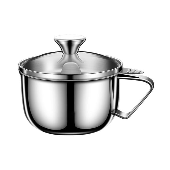 WEIWEIGG Stainless Steel Egg Separator Bucket with Lid Smooth Easy Clean Protein Separation Tool for Home Kitchen Practical Egg Yolk White Divider,White