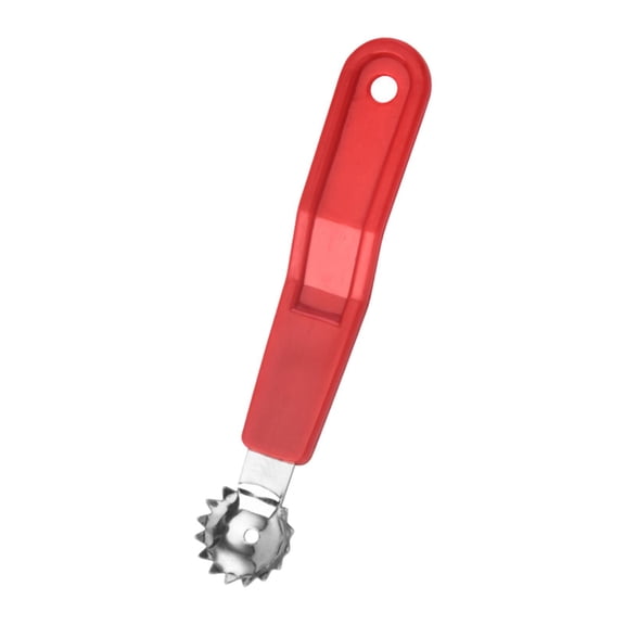 WEIWEIGG Stainless Steel Strawberry Huller And Tomato Stem Corer Tomato Corer & Strawberry Remover Tool Stainless Huller with Hanging Hole Easy to Use for Home Kitchen,Red