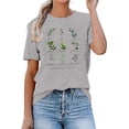 thumbnail image 1 of WEIWEN Fruit of The Spirit Christian Shirts for Women Trendy 2026 Basic Tees Short Sleeve Summer Tops Dressy Casual Inspirational Religious Botanical Tshirts Grey, M, 1 of 6