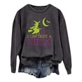 thumbnail image 1 of WEIWEN Halloween Sweatshirts for Women Yes I Can Drive A Stick Witch Sweaters Fall Outfits for Women Witch Shirts Plus Size Tops Women's Clothing Dark Gray, M, 1 of 3