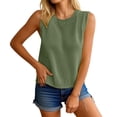 thumbnail image 1 of WEIWEN Knitted Tank Tops for Women Trendy 2026 Open Back Sleeveless Sweater Vest Women Dressy Casual Pullover Women's Clothing Womens Summer Outfits Green, S, 1 of 6
