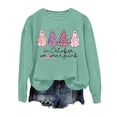 thumbnail image 1 of WEIWEN In October We Wear Pink Sweatshirt for Women Cancer Awareness Clothes Halloween Sweaters for Women Pullover Tops Womens Fall Outfits Women's Clothing XL, 1 of 3
