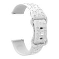 thumbnail image 1 of WEIXF 【18mm】 Sporty Breathable Silicone Watch Band Sweatproof Water Proofing And Comfortable Wearing Experience Compatible With Smartwatch Slim for Men Women Automatic Work Workout Wv-59dj-1ajf Glow, 1 of 5