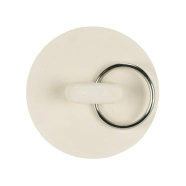 WEIXF 2Pcs Rubber Drain Stopper Fits 1 5/8 Inch To 1 3/4 Inch Bathtub Drain Plug With Hanging Ring Bathtub Stopper Plug For Kitchen And Bathroom White Bathroom Shelves Wall Mounted Bathroom Storage