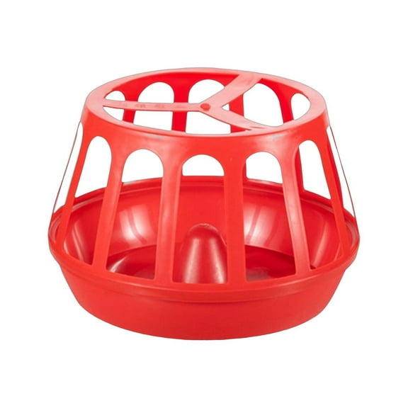 WEIXF Chicken Feeder Untippable Food Trough For Chickens Round Feeding Device For Home Use Owl Feeders for outside Solar Feeders for outside Chicken Water Feeders Hummingbird Heater Beach Feeder