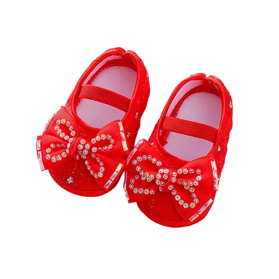 WEIYLL Boys Girls Athletic Shoes Walkers Children Princess Soft Sneakers Red Kids Sneakers & Athletic 0-3 Months