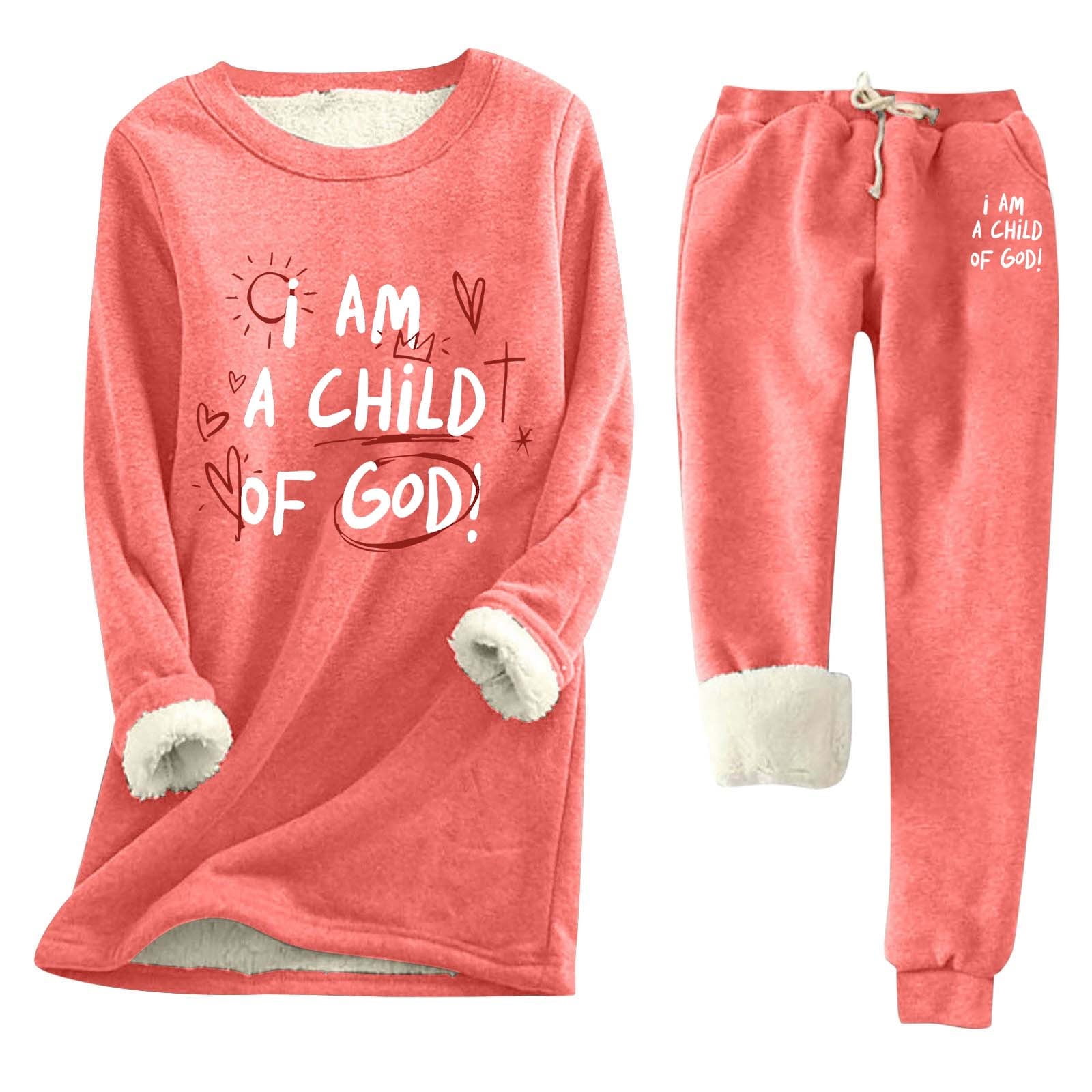 WEIYLL Fall Outfits Sets for Women 2025 Winter Comfort Letter Print ...