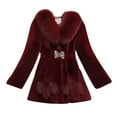 thumbnail image 1 of WEIYLL Jacket Women Warm Outwear Plush Solid Color Long Sleeve Overcoat Womens Fall Tops Casual Size M, 1 of 4