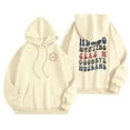 thumbnail image 1 of WEIYLL Hello Deer Season Goodbye Husband Funny Deer Print Pullover Hoodie, 1 of 9