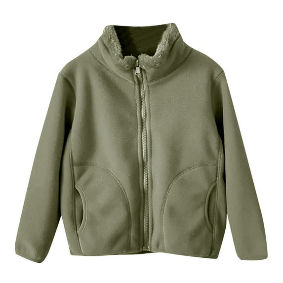 WEIYLL Women's Fleece Lined Winter Coat Mid Length Solid Color Hooded Jacket for 1-2 Years