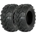 WEIZE ATV Tires 25x1012, 6 Ply, Sport Rear UTV Tire 25x10.00 12, Fit