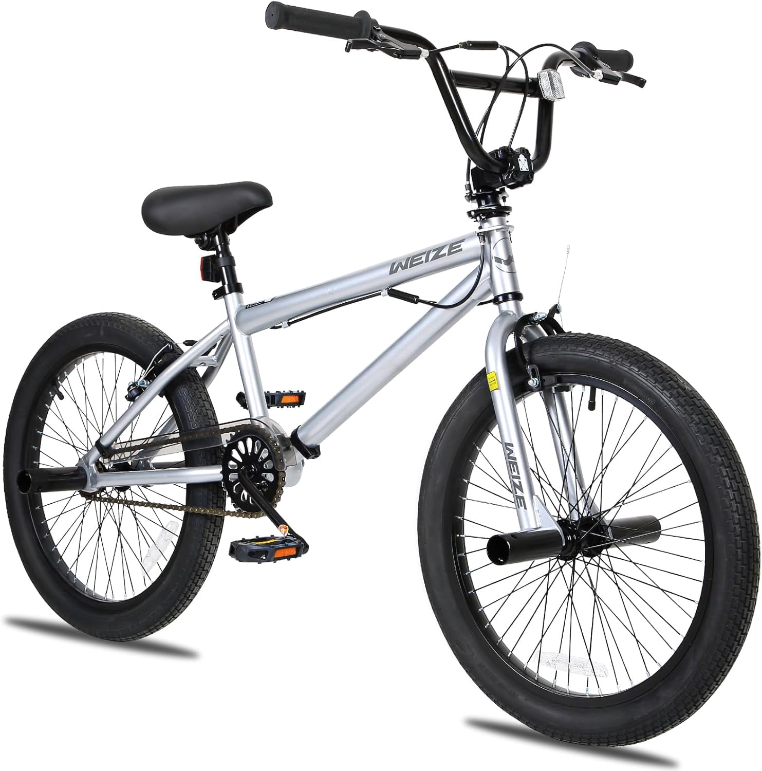 WEIZE Freestyle BMX Bike, 20 inch Trick Bicycle for Kids and Adults Men ...