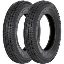 WEIZE Highway Boat Utility Trailer Tire 4.80-12 4.8-12 480-12, Load Range C, LRC 6PR Set of 2