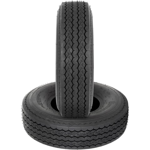 WEIZE Highway Boat Utility Trailer Tire 5.70-8 5.7-8, Load Range C, LRC 6PR Set of 2
