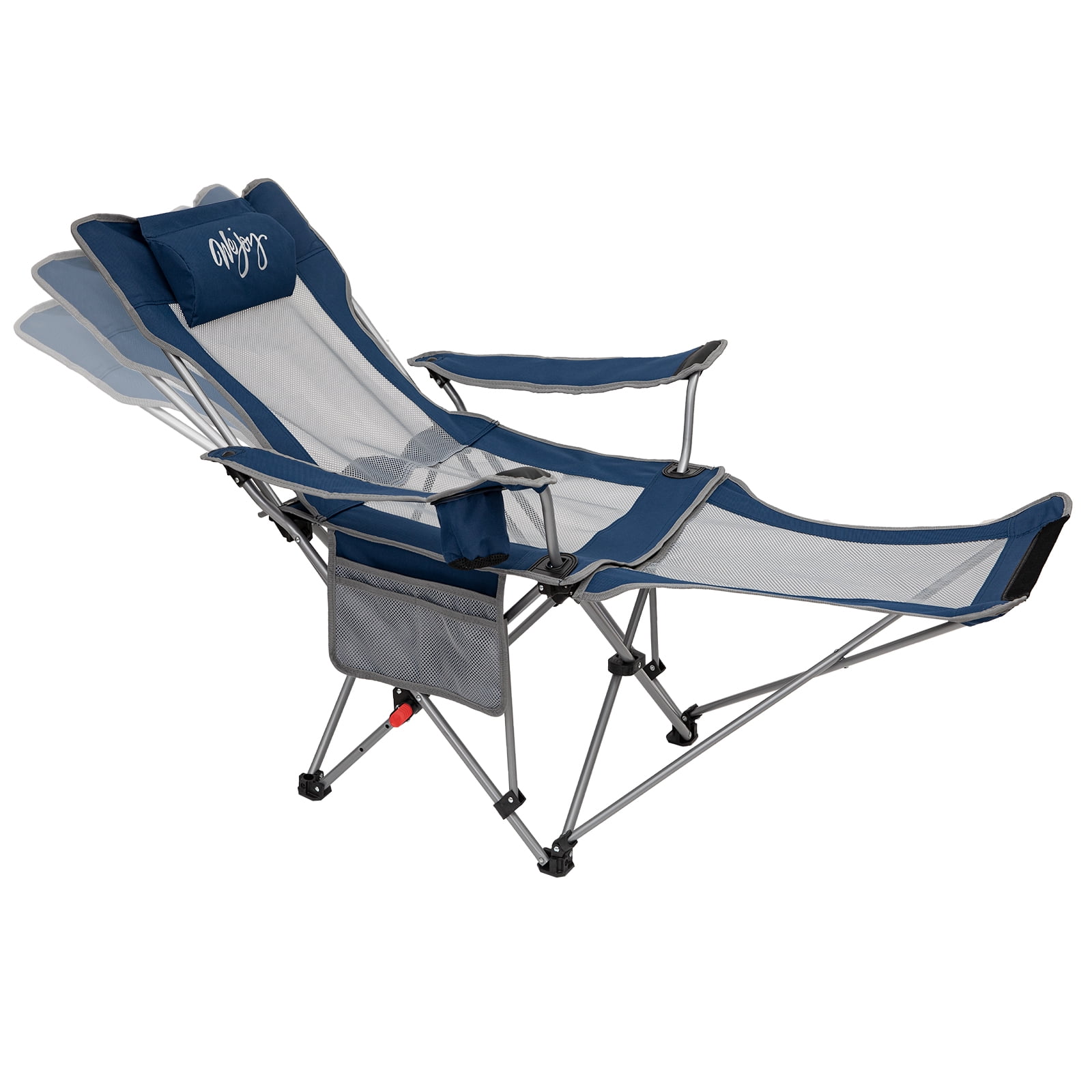 WEJOY 2in1 Reclining Camping Chair 3Position Adjustable Folding