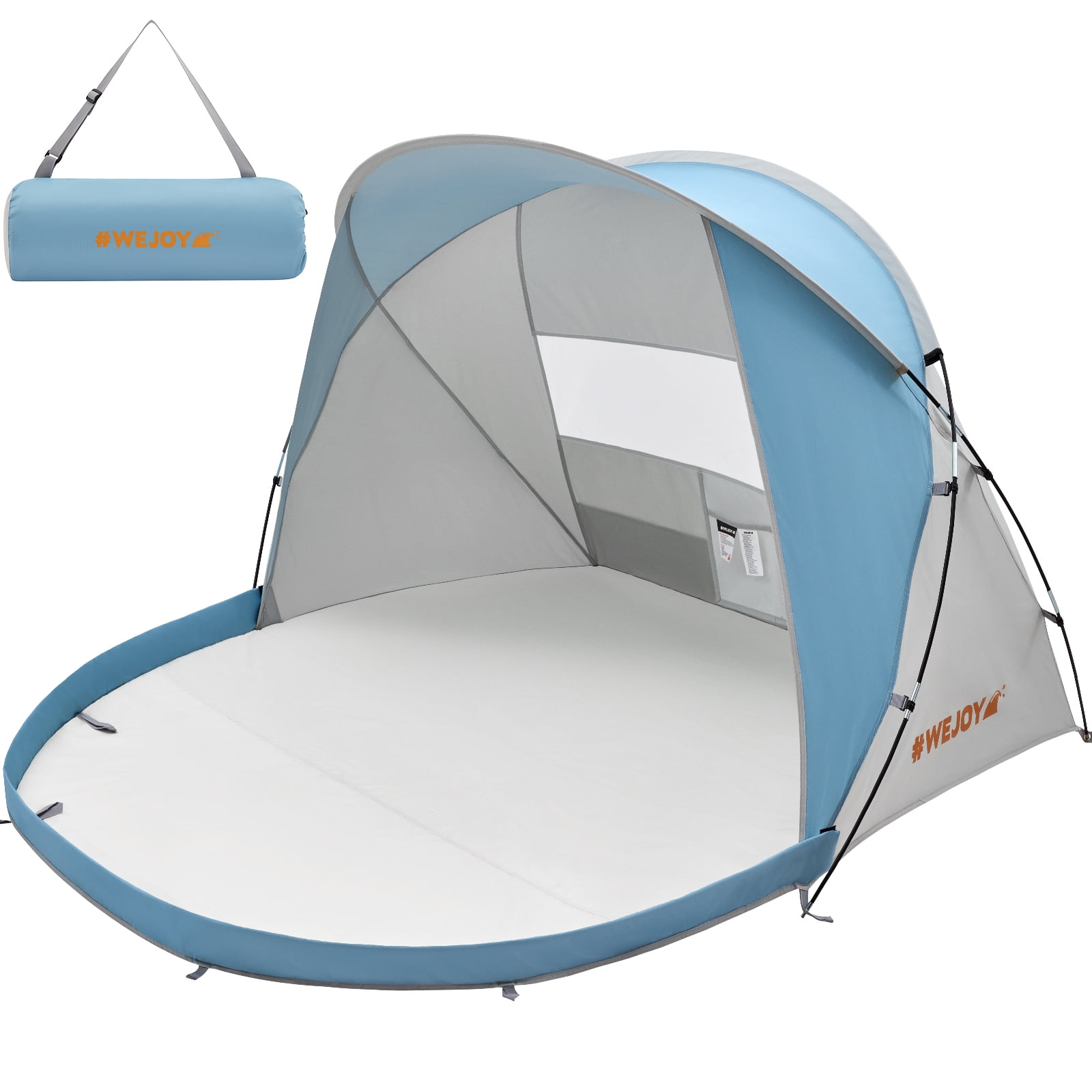 #WEJOY Pop Up Beach Tent, Sun Shade Shelter Lightweight Canopy for 2-3 Person with UPF 50+UV Protection, Portable Camping Cabana with Mesh Window for Camping, Hiking, Outdoor