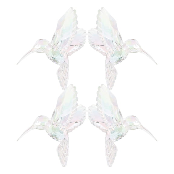 WEKADRIN 4Pcs Hummingbird Pendant Flying Birds Shape for Door and Window Decor
