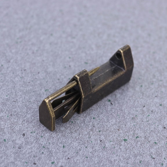 WEKADRIN 4Pcs Small Retro Padlock Zinc Alloy for Small Boxes Gift Packaging 1.2x0.6x0.4in