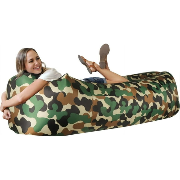 WEKAPO Inflatable Lounger Air Sofa Hammock-Portable,Water Proof& Anti-Air Leaking Design-Ideal Couch for Backyard Lakeside Beach Traveling Camping Picnics & Music Festivals